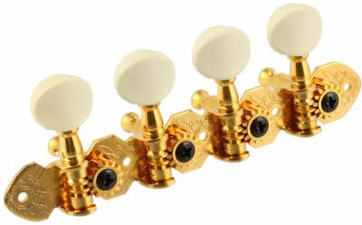 Photo of Gotoh Mandolin A Style Machine Heads Set with Oval Buttons