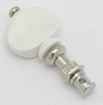 Photo of Gotoh Ukulele 2 A-Side Machine Heads Set with White Plastic Buttons