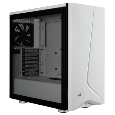 Photo of Corsair Carbide Series SPEC-06 Tempered Glass Mid-Tower Gaming Case - White