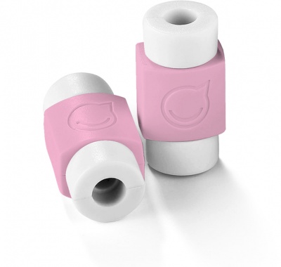 Photo of Ugreen Data Cable Tail Protection Sleeve - White and Pink
