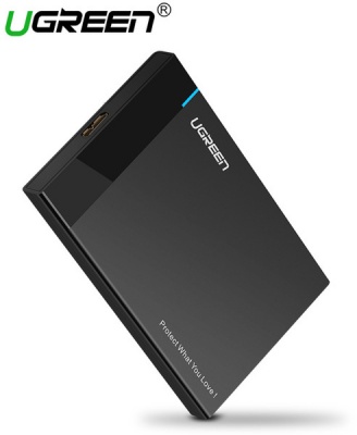 Photo of Ugreen 2.5" USB 3.0 Hard Drive Enclosure - Black