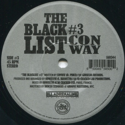 Photo of Odweeyne / Conway / Nolan the Ninja - Blacklist #3 B/W the Blacklist #4