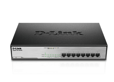 Photo of D Link D-Link - DGS-1008MP 8-Ports 10/100/1000mbps Unmanaged Gigabit Switch