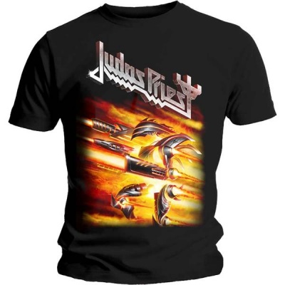 Photo of Judas Priest Firepower Men’s Black T-Shirt