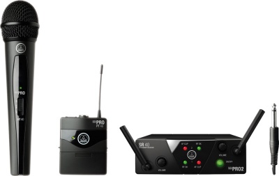 Photo of AKG WMS40 Mini Dual Mix Wireless Microphone and Instrument System