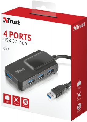 Photo of Trust Oila 4 Port USB 3.1 Hub