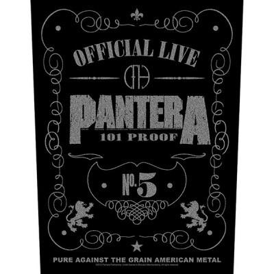 Photo of Pantera 101% Proof Back Patch