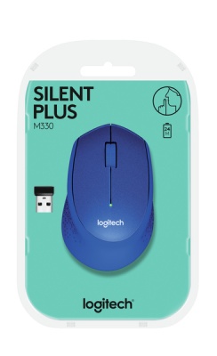 Photo of Logitech - M330 Silent Cordless Notebook Optical Mouse - Red