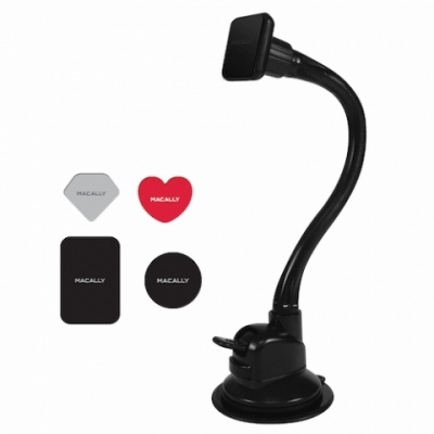 Photo of Macally 30 cm Long Car Suction Mount with Magnetic Apple iPhone Holder - Black