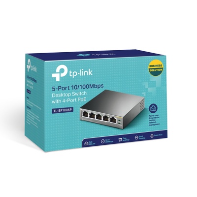 Photo of TP LINK TP-LINK 5 Port Network Switch Unmanaged Fast Ethernet Power over Ethernet