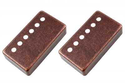 Photo of Allparts Electric Guitar 53mm String Spacing Humbucker Pickup Cover Set