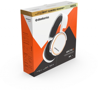 Photo of Steelseries Gaming Headset - Arctis 5 - 2019 Edition - White