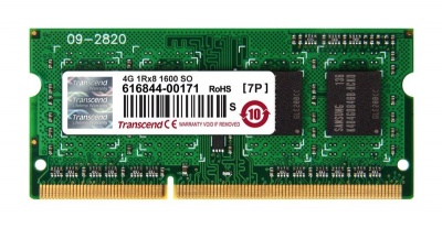Photo of Transcend - TS4GJMA384H 4GB DDR3-1600 Low Voltage So-DIMM for Apple Mac Memory Module