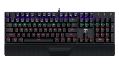 Photo of T Dagger T-Dagger Destroyer Mechanical Gaming Keyboard with Rainbow Backlighting - Black