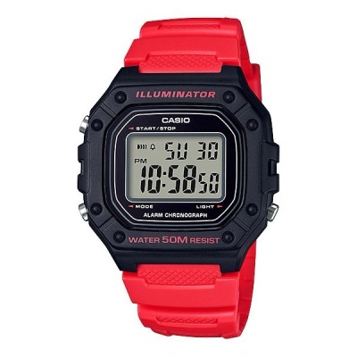 Photo of Casio Standard Collection Digital Wrist Watch - Black and Red