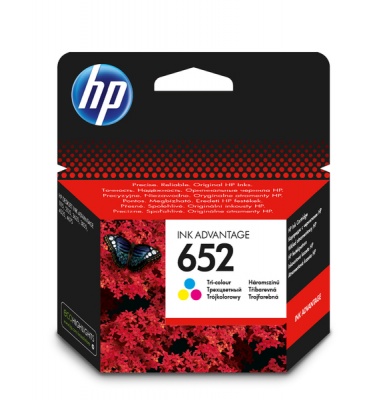 Photo of HP - 652 Tri-color Original Ink Advantage Cartridge