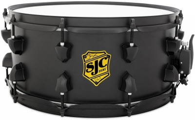 Photo of SJC Drums Josh Dun Crowd Signature 14x6.5" Snare Drum with Black Powder Hardware