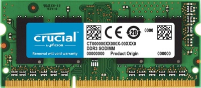 Photo of CRUCIAL 4GB DDR3-1066 SO-DIMM Memory for Mac