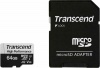 Transcend - 330S 64GB MicroSDXC Class 2 UHS-I Memory Card with SD Adapter Photo