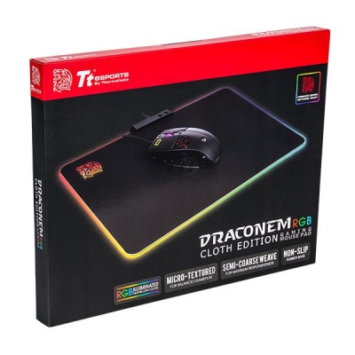 Photo of Tt eSPORTS - DRACONEM RGB Mouse Pad – Cloth Edition