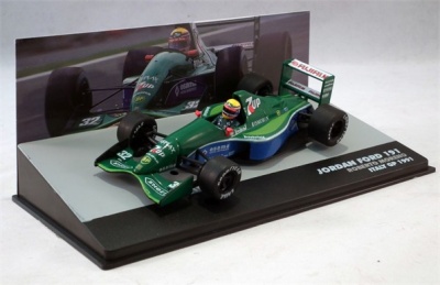 Photo of Panini Collections Formula 1: The Car Collection - Jordan Ford 191 - Roberto Moreno - P10 - Italy GP - 1991