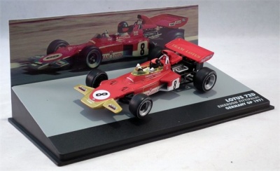Photo of Panini Collections Formula 1: The Car Collection - Lotus Ford 72D - Emerson Fittipaldi - P1 - Great Britain GP - 1972
