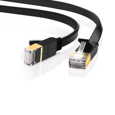 Photo of Ugreen - 10m STP CAT7 LAN Cable Flat - Black