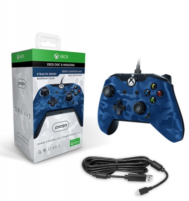Photo of PDP Wired Controller â€“ Blue Camo