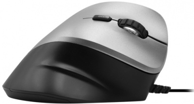 Macally Ergonomic Vertical USB Mouse Black