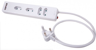 Photo of Ellies - 4 Way 2 Pin Euro Multiplug With USB Function
