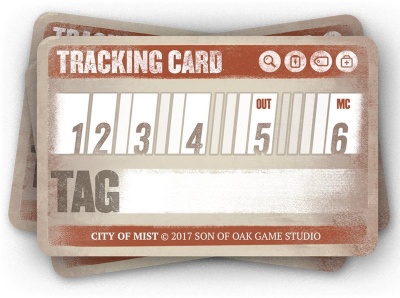 Photo of Son of Oak Games City of Mist - RPG Tracking Cards
