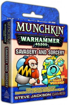 Photo of Steve Jackson Games Munchkin - Warhammer 40 000 - Savagery and Sorcery Expansion