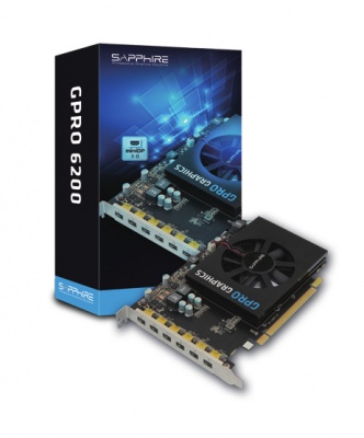 Photo of Sapphire - AMD GPRO 6200 4GB GDDR5 Graphics Card