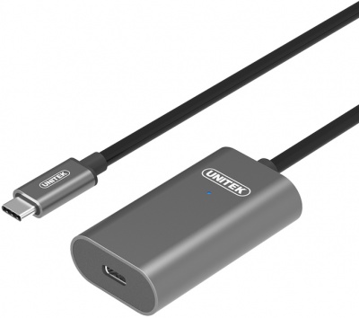 Photo of Unitek 5m USB 3.1 Gen1 Type-C Active Extension Cable - Black and Silver