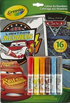 Photo of Crayola - Lightning Mcqueen - Disney Pixar Cars 3 Colour By Numbers Book