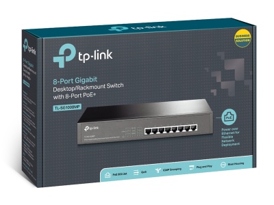 Photo of TP LINK TP-Link 8-Port PoE Gigabit Rackmount Switch