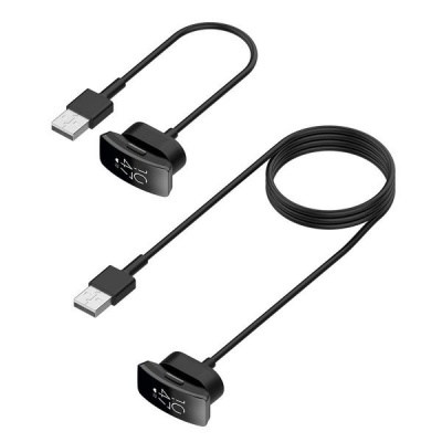 Photo of Tuff Luv Tuff-Luv 15cm USB Charging Cable for Fitbit Inspire and Inspire HR - Black
