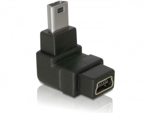 Photo of DeLOCK 90deg USB-B Mini M-F up Adapter