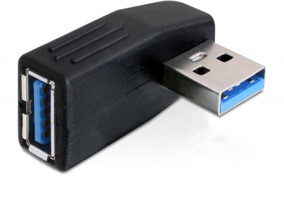 Photo of DeLOCK USB3.0 M-F Right 90deg Horizontal