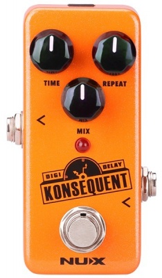 Photo of NUX Konsequent Mini Core Series Digital Delay Electric Guitar Mini Effects Pedal