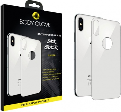 Photo of Body Glove Tempered Glass Back Protector for Apple iPhone X - Space Grey