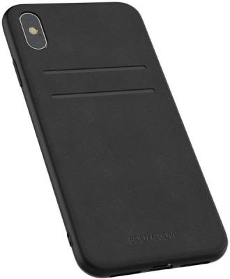 Photo of Body Glove Lux Credit Card Case for Apple iPhone XS Max - Black