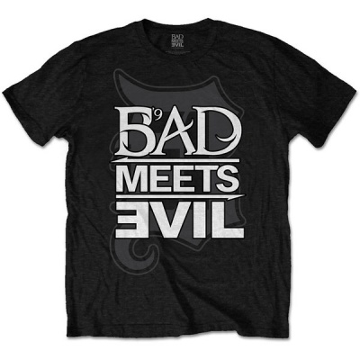 Photo of Bad Meets Evil Logo Men’s Black T-Shirt
