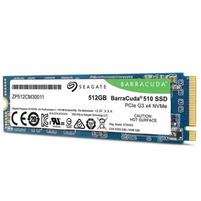 Photo of Seagate - FireCuda 510 Series 512GB M.2 Nvme Pcie Gen3 x4 Internal Solid State Drive