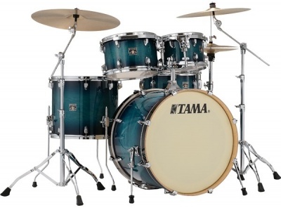 Photo of TAMA CL52KRS-BAB Superstar Classic 5 pieces Shells Only Acoustic Drum Kit - Blue Lacquer Burst