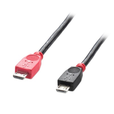 Photo of Lindy 0.5m USB2.0 Micro-B OTG Cable