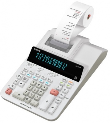 Photo of Casio DR-210R Printing Calculator - White