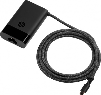 Photo of HP 65W USB-C Slim Travel Power Adapter - Black