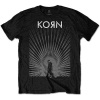 Korn Radiate Glow Menâ€™s Black T-Shirt Photo