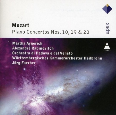 Photo of Apex Mozart / Argerich / Rabinovitch - Mozart: Piano Concertos 10 & 19 & 20